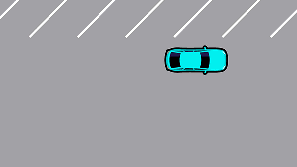 Car steering in reverse