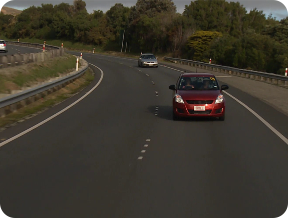 banner coaching on the motorway